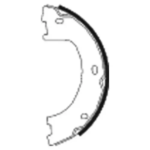 Pagid Brake Systems Pagid 6.770 Inch Bonded Brake Shoe – 355050071
