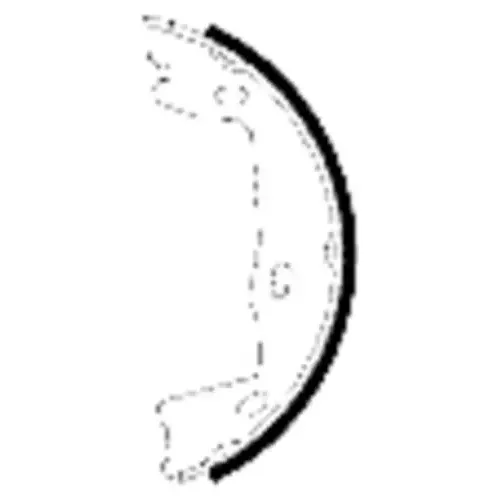 Pagid Brake Systems Pagid 6.300 Inch Bonded Brake Shoe – 355050321