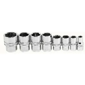Powerbuilt 1/4, 3/8 Inch Drive Standard 6, 12 Point Metric Socket Set – 941322A