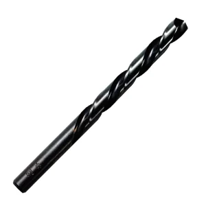 Drill Bit, High Speed Steel, Black Oxide Finish, Jobber Length, 13/64″, Bulk