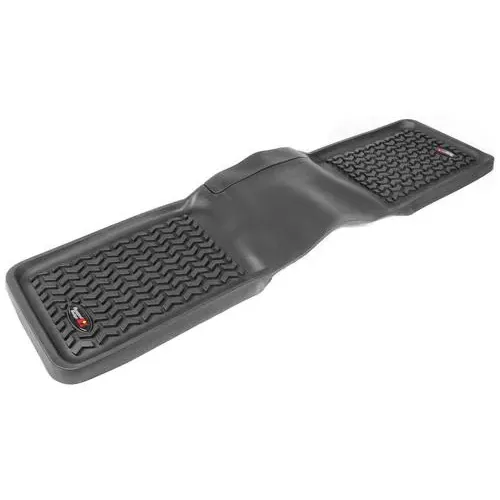 Rugged Ridge All Terrain Black All-Terrain Thermoplastic Floor Mat Set – 82952.11