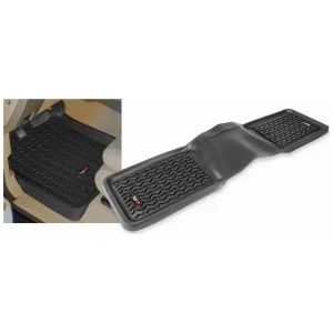 Rugged Ridge All Terrain Black All-Terrain Thermoplastic Floor Mat Set – 82989.20 - view 2