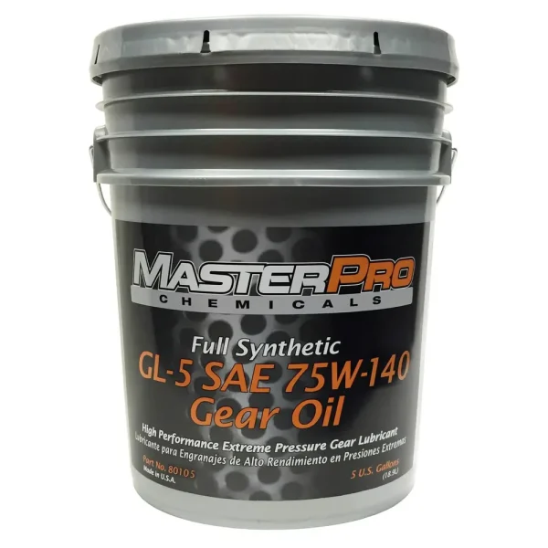 MasterPro Synthetic Gear Oil 75W-140 5 Gallon – 80105