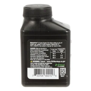 MasterPro Full Synthetic 2-Cycle Motor Oil 2.6 Ounce – 80015 - view 3