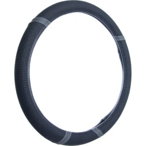 Custom Accessories Steering Wheel Cover Black, Gray – 38667P