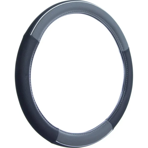 Custom Accessories Steering Wheel Cover Black, Gray – 38850P
