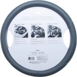 Custom Accessories Steering Wheel Cover Gray – 38854P - view 2