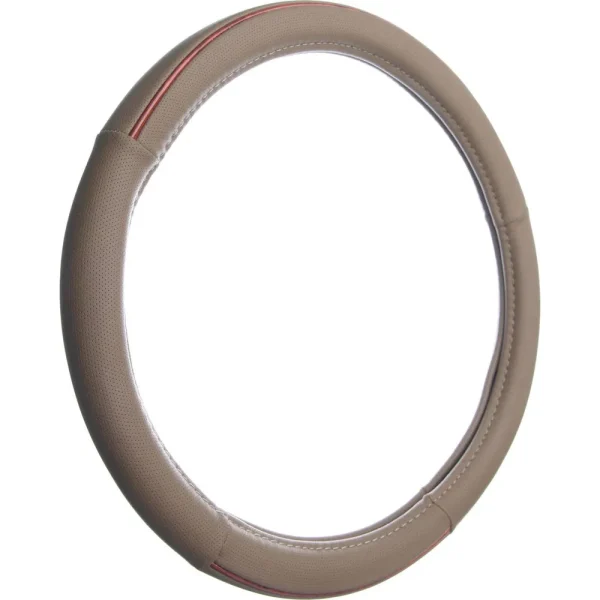 Custom Accessories Steering Wheel Cover Burlwood, Tan – 38872P