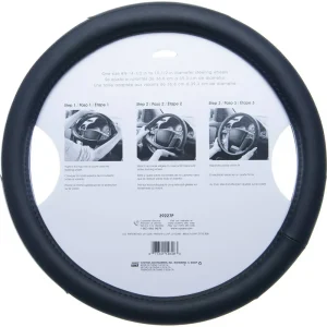 Custom Accessories Steering Wheel Cover Black – 39227P - view 2