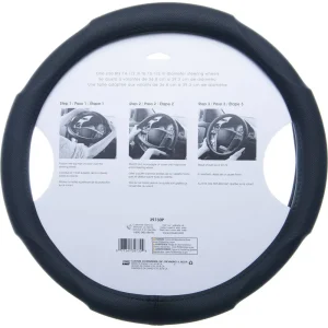 Custom Accessories Steering Wheel Cover Black – 39730P - view 2