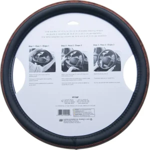 Custom Accessories Steering Wheel Cover Brown – 39755P - view 2