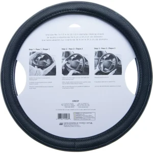 Custom Accessories Steering Wheel Cover Black – 39823P - view 2