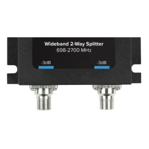 weBoost Wideband 2-Way Splitter With F-Female Connector, Black (850034) - view 3