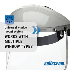 Sellstrom Advantage Series Face Shield Clear Window Headgear (S30110) - view 3