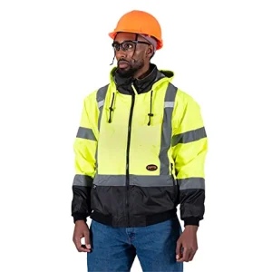 Pioneer Safety High Visibility Bomber Jacket, Yellow/Black (V1130460U-2XL) - view 2