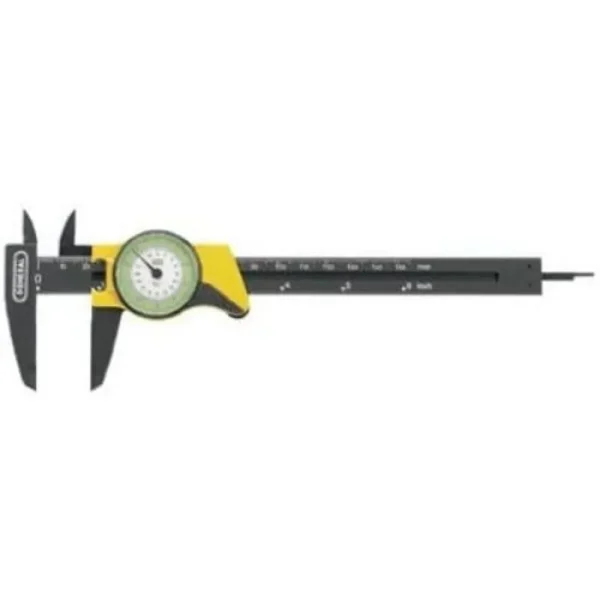 General Tools 6 In. Plastic Dial Caliper with Inches Readout (142)