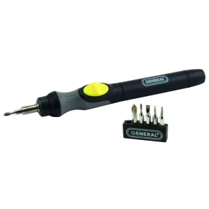 General Tools Cordless Power Screwdriver w/ 6 Bits (500)