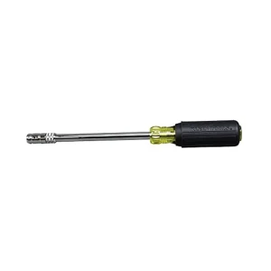 Klein Tools 65129 2-in-1 Nut Driver, Hex Head Slide Drive, 6-Inch