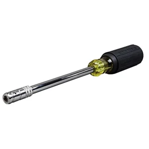 Klein Tools 65129 2-in-1 Nut Driver, Hex Head Slide Drive, 6-Inch - view 3