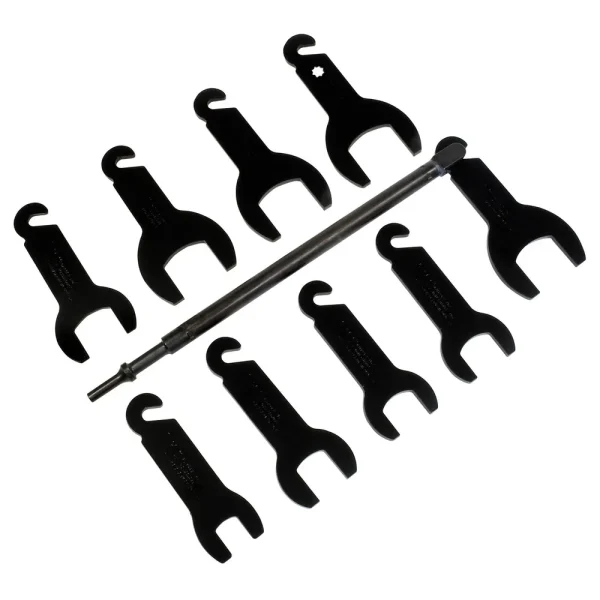 Lisle 10pc Pneumatic Fan Clutch Wrench Set (43350)
