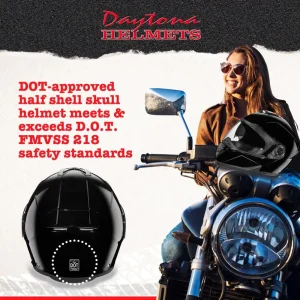 Daytona Helmets Glide Modular Motorcycle Helmet With Visor (MG1-A-XS) - view 4