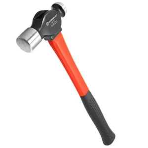 Powerbuilt 648330 24 Ounce Ball Pein Hammer with Fiberglass Handle