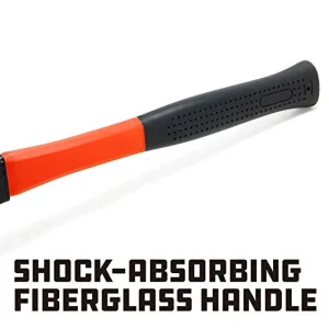 Powerbuilt 648330 24 Ounce Ball Pein Hammer with Fiberglass Handle - view 2