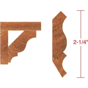 Shop Fox 2 Inch Crown Moulding Cutter 3-1/2 Inch Diameter 1 Inch Bore (DC2206) - view 2