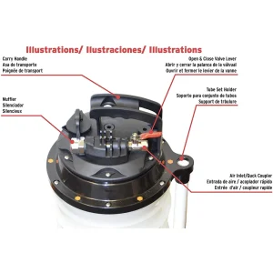 John Dow JDI-277EV Vacuum Fluid Extractor Pneumatic - view 4