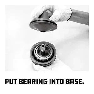Powerbuilt 647646 Deluxe Portable Bearing Packer, Grease Gun Attachment - view 3
