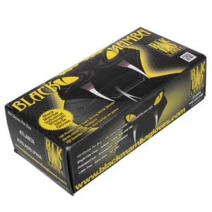 Black Mamba BLK-120 Black Mamba Nitrile Gloves, Large (Box of 100) - view 4