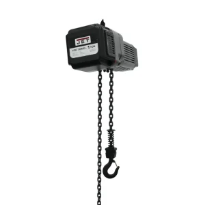 Jet VOLT 3PH 460V 1 Ton Electric Hoist w/10ft. Lift (180111)