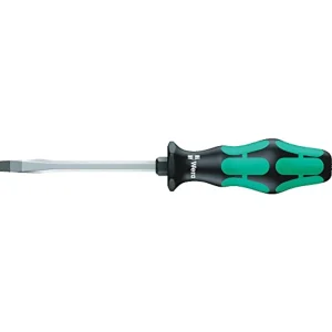 Wera 05007674001 Kraftform Plus 334 SK Slotted Screwdriver, Lasertip