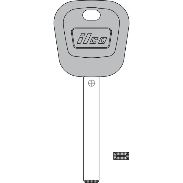 Ilco GM High Security Transponder Key (B120-PT)