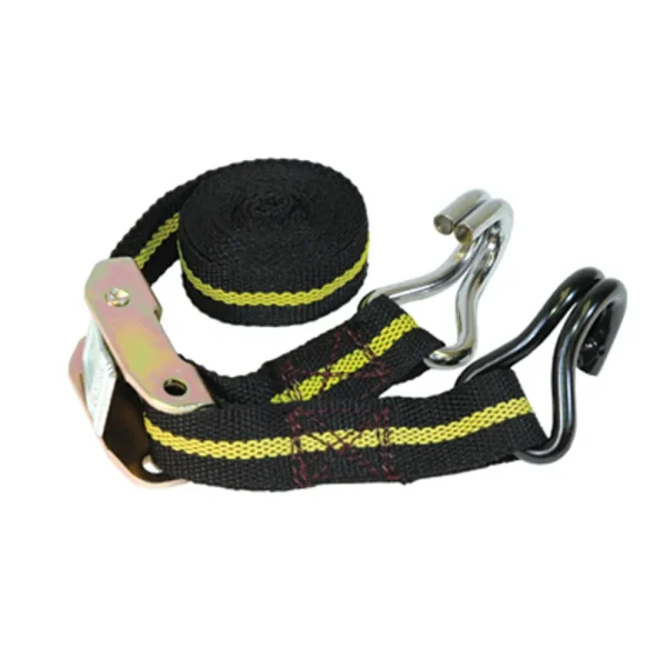 K Tool 73864 Tie Down Motorcycle 1″ x 6′ 400 LB. Capacity – ! Chrome & 1 PVC Coated Hook