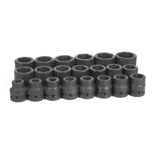 Grey Pneumatic 1″ Drive Standard Length Impact Set (9021)