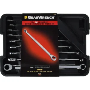 Gearwrench 85998 9 piece Gearbox Ratcheting Socketing Wrench Set SAE - view 2