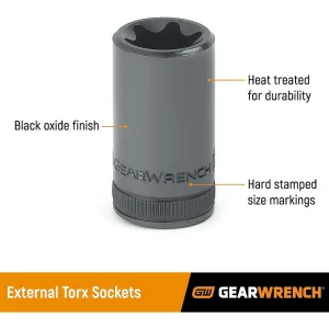 Gearwrench 80189 1/4″ Drive External Torx Socket E-7 - view 2
