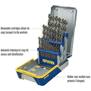 Irwin 3018002 Drill Bit Set, M35 Cobalt Steel, 29 pc. - view 3