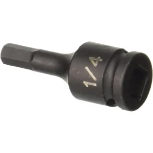 Grey Pneumatic 3/8″ Drive x 1/4″ Hex Driver Socket (1908F)