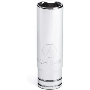 Gearwrench 80368 3/8″ Drive 6 Point Deep SAE Socket 9/16″