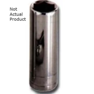 K Tool 28210 Chrome Socket, 1/2″ Drive, 10mm, 6 Point, Deep
