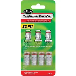 Slime Tire Pressure Measuring Valve Caps 32 PSI (S20221) - view 2
