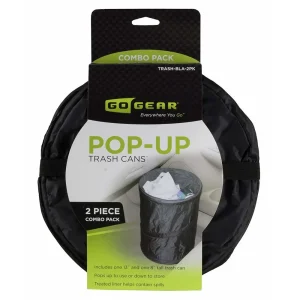 Hopkins TRASH-BLA-2PK Go Gear Pop-Up Trash Can, (Small/Large Combo Pack), 2 pcs - view 3