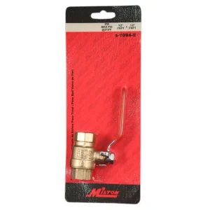 Milton S1094-8 1/2″ FNPT Full Port Heavy-Duty Brass Ball Valve - view 2