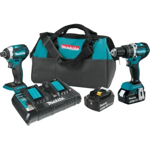Makita XT275PT 5.0Ah 18V LXT Lithium-Ion Brushless Cordless Combo Kit (2 Piece)