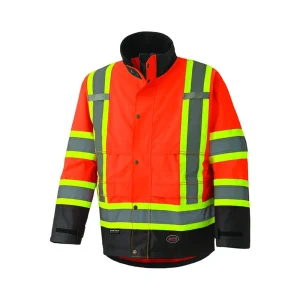 Pioneer Safety Hi-Vis Ripstop Waterproof Safety Jacket, 2XL (V1200250U-2XL)