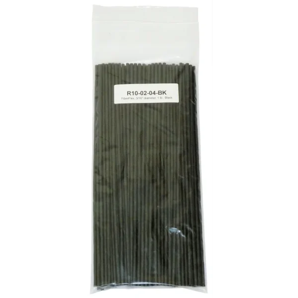 Polyvance Fiberflex Rod, 3/16″ Diameter, 1 Lb., Black (R10-02-04-BK)