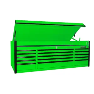 Extreme Green 72×26.25″ 17-Drawer Steel Tool Chest (EX7215CHQGNBK)