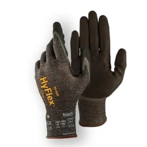 HyFlex Oil & Cut Resistant Knit Gloves With Nitrile Foam Palm Coating (11931100)